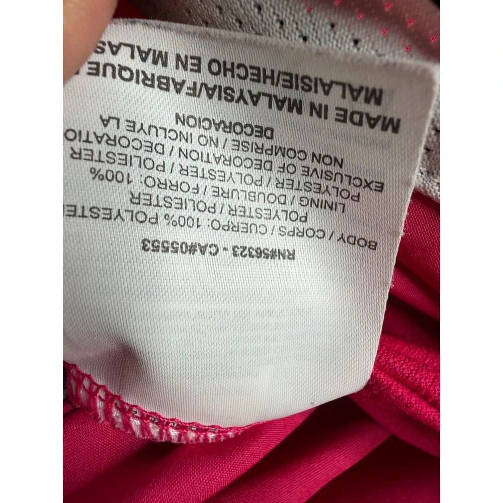 Nike Running Shorts Women's Size Small Lined Pink White Mesh Athletic Shorts